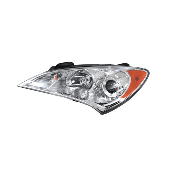 100W Halogen 6 inch -Chrome Driver side WITH install kit 2011 Hyundai GENESIS COUPE Post mount spotlight 